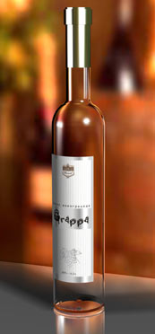 этикетка водки Grappa этикетка водки Grappa